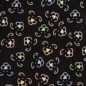 TC2 LuLaRoe Tall & Curvy2 Leggings Dog Faces Puppy Pet Black NWT W55